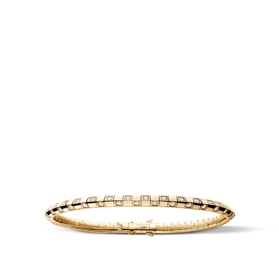 LOUIS VUITTON　ルイヴィトン ダミエ　ブレスレット　ゴールド ロゴ LOUIS VUITTON ルイヴィトン ブレスレット ダミエ ゴールド